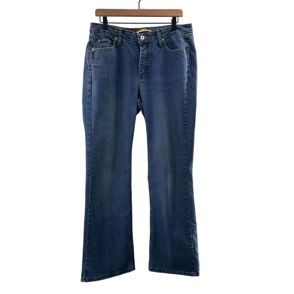 Lee‎ Womens Bootcut Instantly Slims You Jeans Size 12 Blue Denim Slimming 34x30